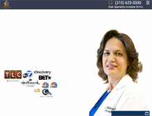 Tablet Screenshot of dentalimplant90210.com